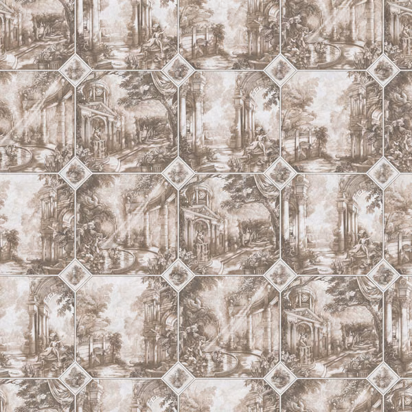 Arcadia Ego Ashlar fabric