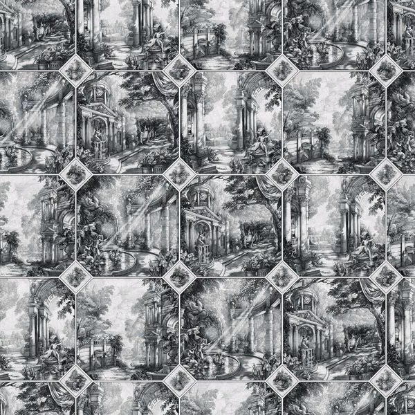 Arcadia Ego Ink and Bone fabric
