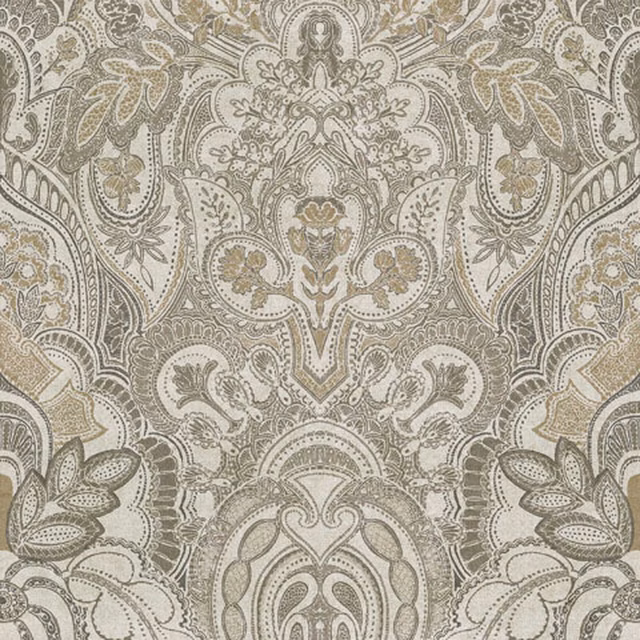 Damask Dangereuse Ashlar fabric