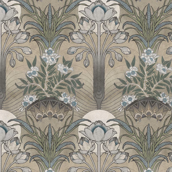 Gin on the Nile Ashlar fabric