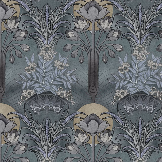 Gin on the Nile Horizon fabric