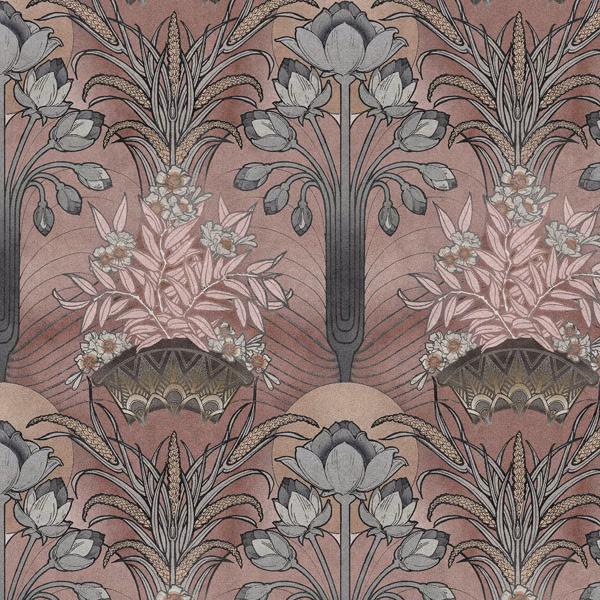 Gin on the Nile Pink Granite fabric