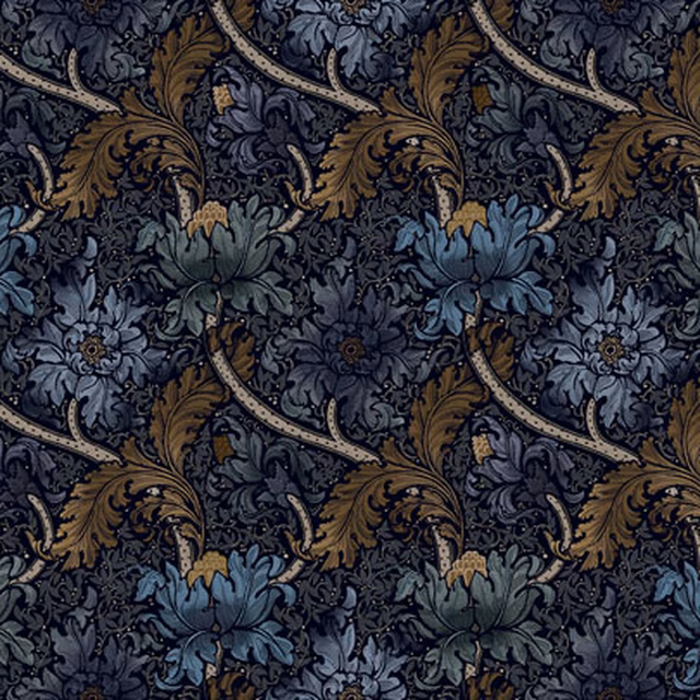 Morris Major University Blue fabric
