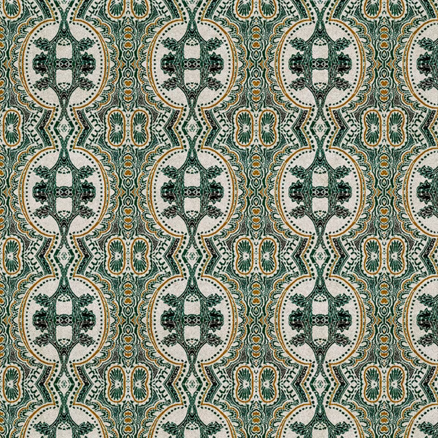 Dot Dangereuse Gin Bottle Green fabric