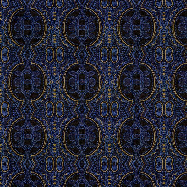 Dot Dangereuse Oxford Blue fabric