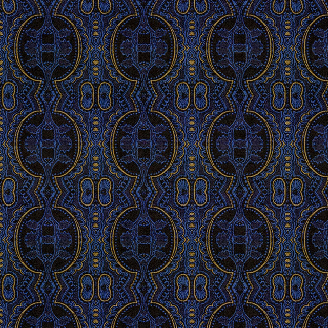 Dot Dangereuse Oxford Blue fabric