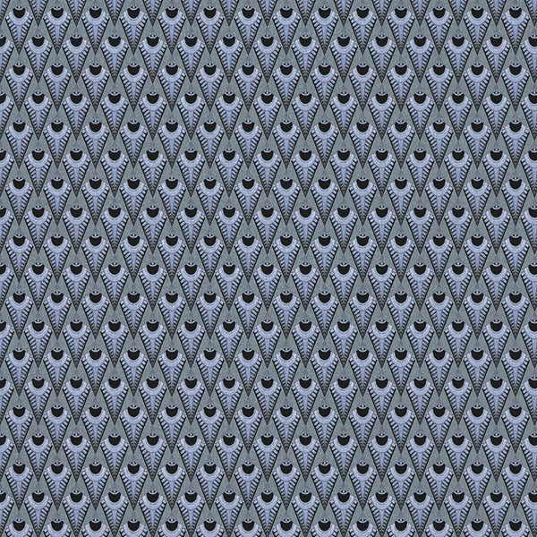 Egyptian Cocktail Lotus Blue fabric