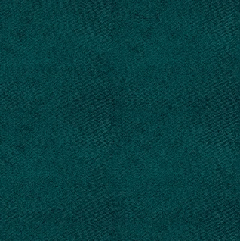 Deep kingfisher teal textile with soft, shadowed tonal mottling across the surface