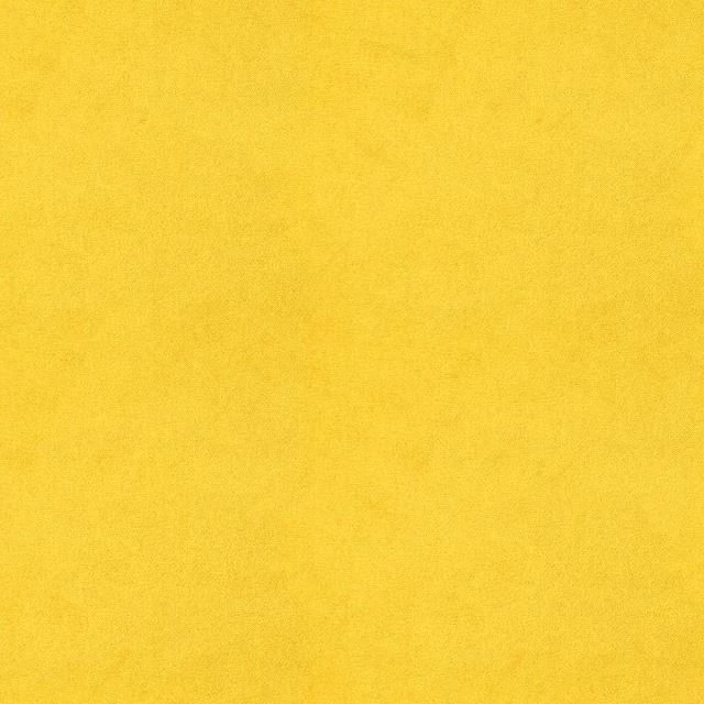 Close-up of plain sunshine-yellow fabric with a softly mottled fine texture
