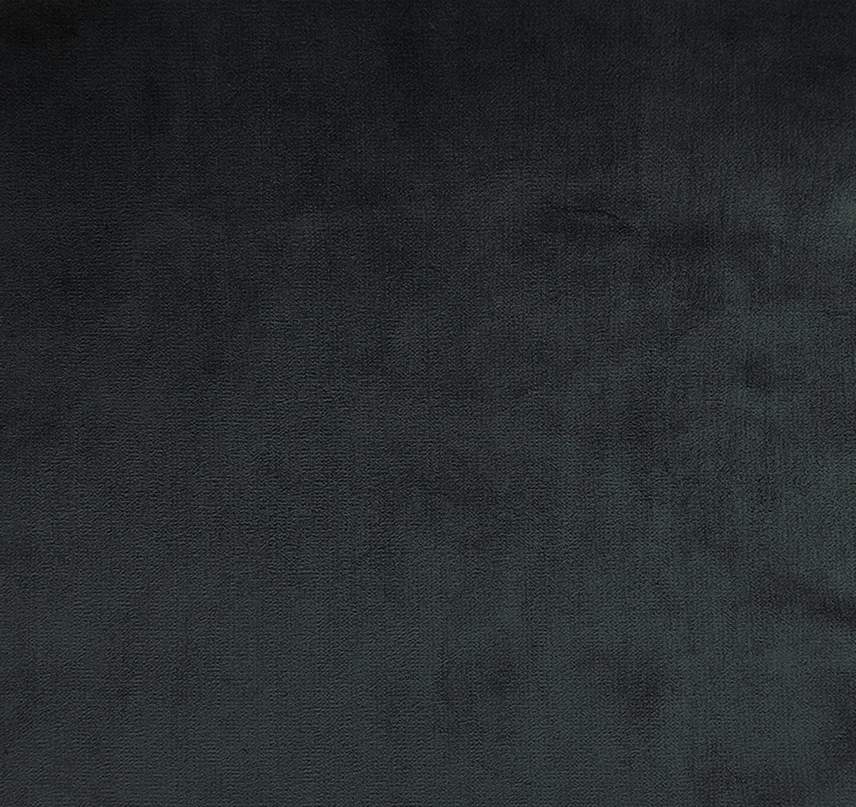 Dark charcoal-teal woven swatch with subtle cloudy tonal variation and fine texture