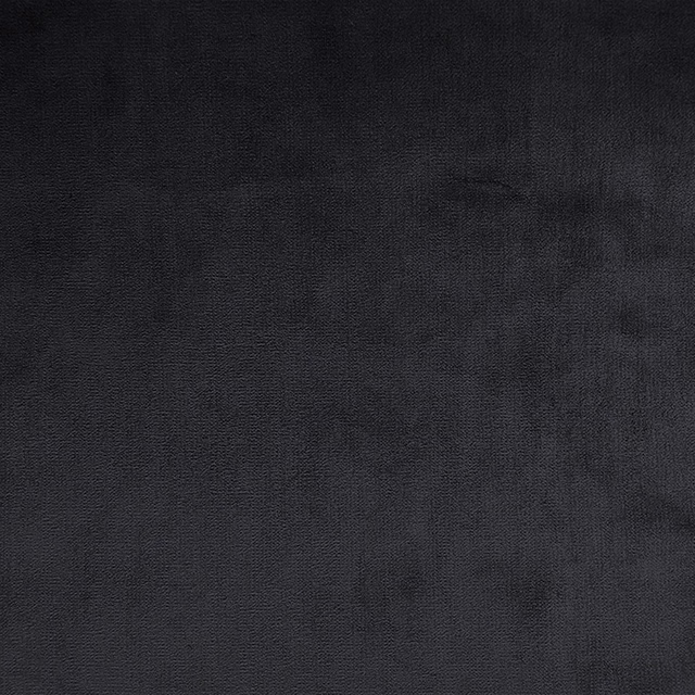 Near-black charcoal woven fabric with subtle smoky tonal shading and fine texture