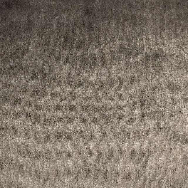 Taupe-grey woven fabric with cloudy tonal mottling and a fine textured surface