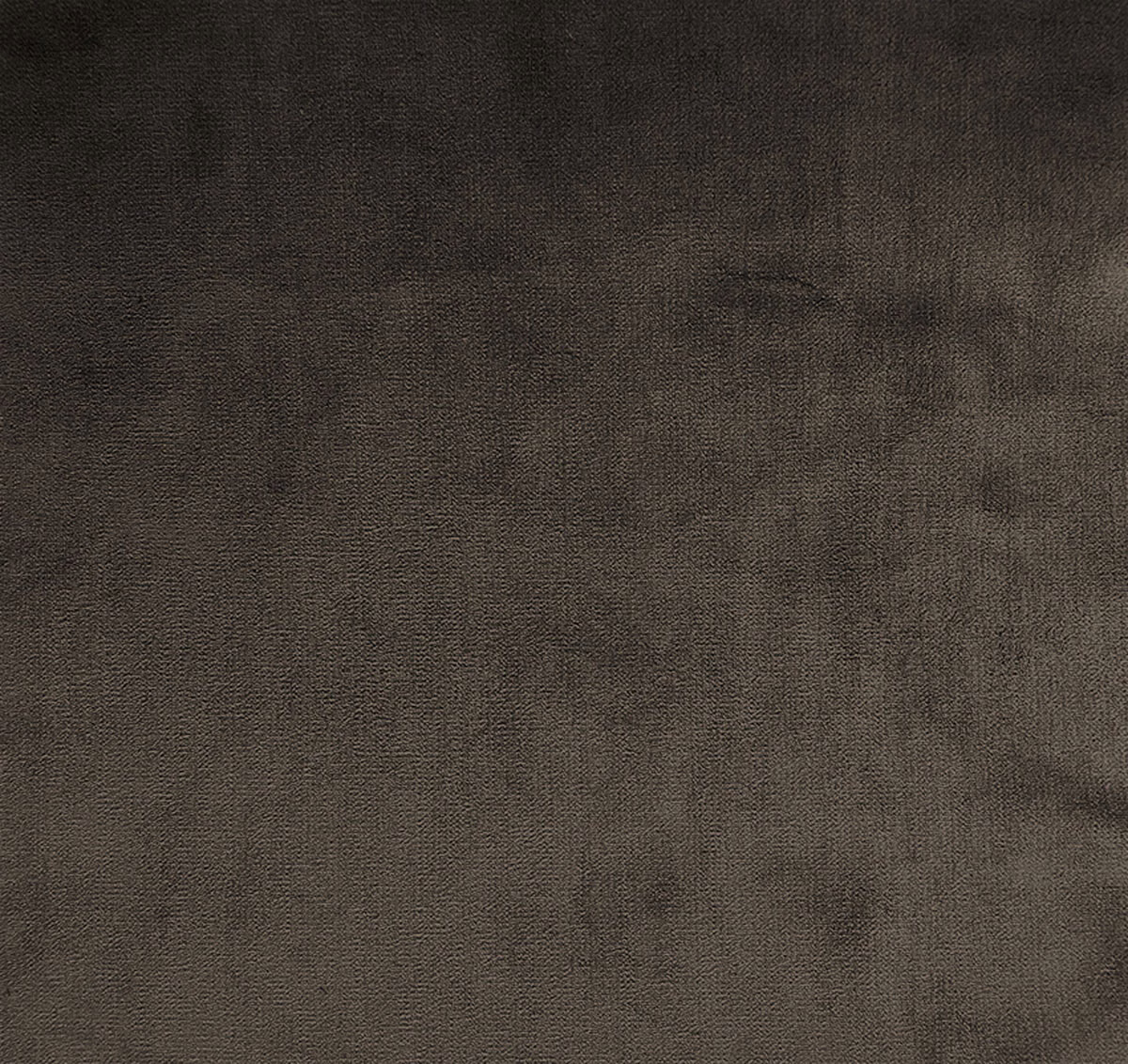 Dark taupe-brown woven textile with charcoal shading and a softly mottled surface