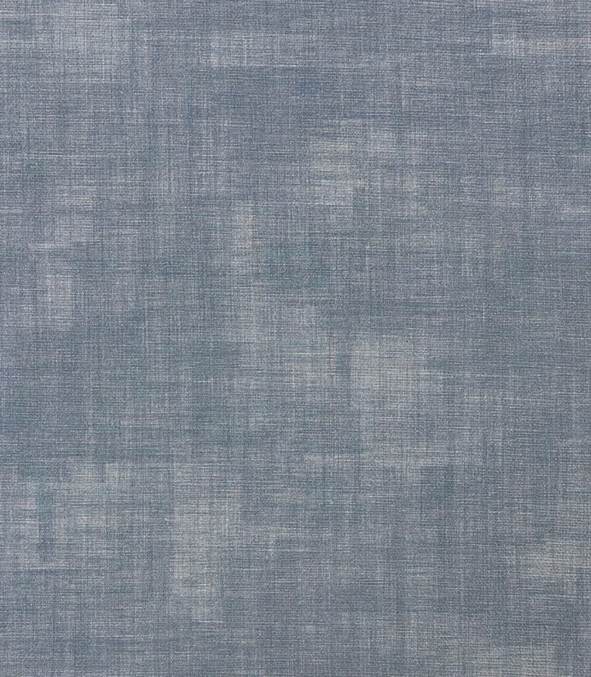 Cool blue-grey woven ground with pale, irregular horizontal and vertical tonal blocks