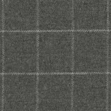 Deep charcoal-grey check with pale flecks and a softly brushed texture