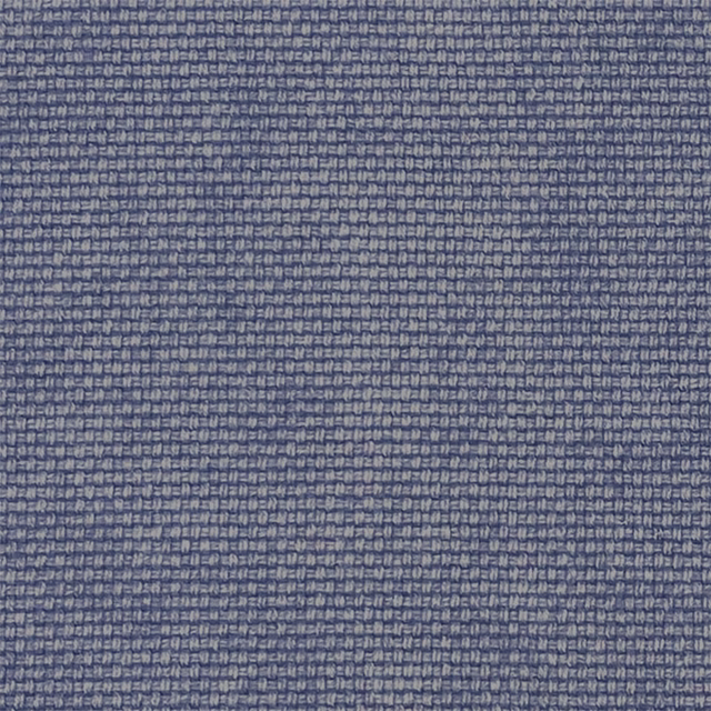 Muted slate-blue textile with pale horizontal nubby woven flecks