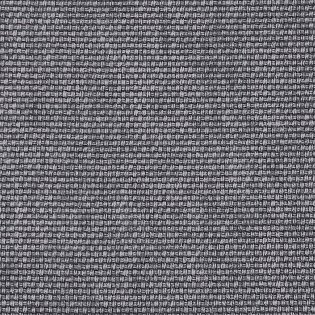 Close-up of cool denim blue-grey yarns in a compact, irregular woven texture