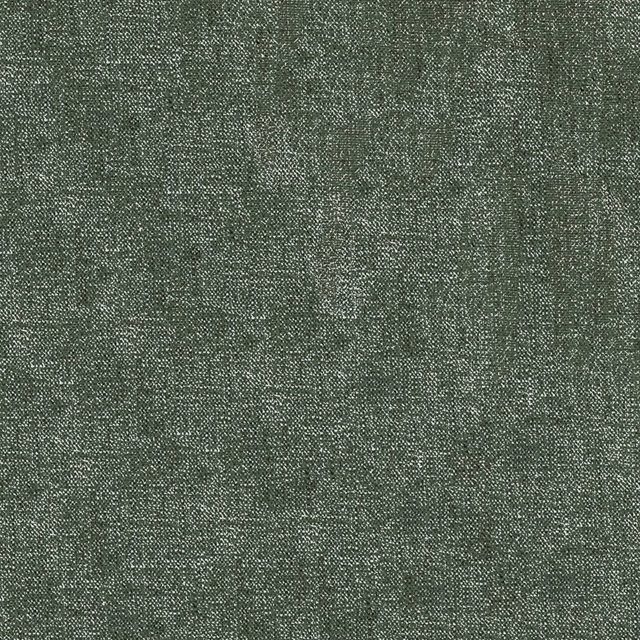 Close-up of sage-grey green fabric with a dense, softly mottled woven texture