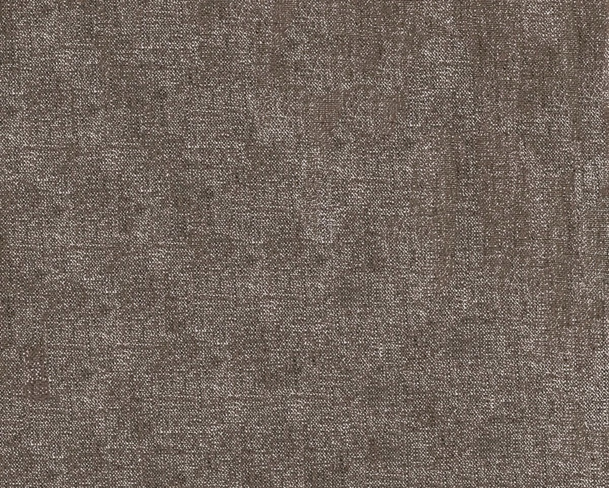 Close-up of warm taupe-brown plain weave with fine flecked texture