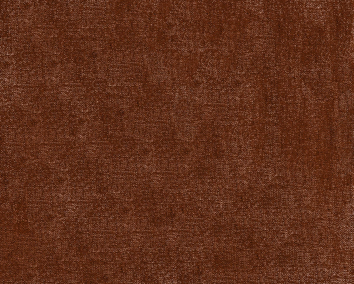 Deep russet-brown woven fabric with fine flecked texture and subtle tonal variation