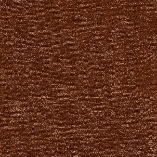 Deep russet-brown woven fabric with fine flecked texture and subtle tonal variation