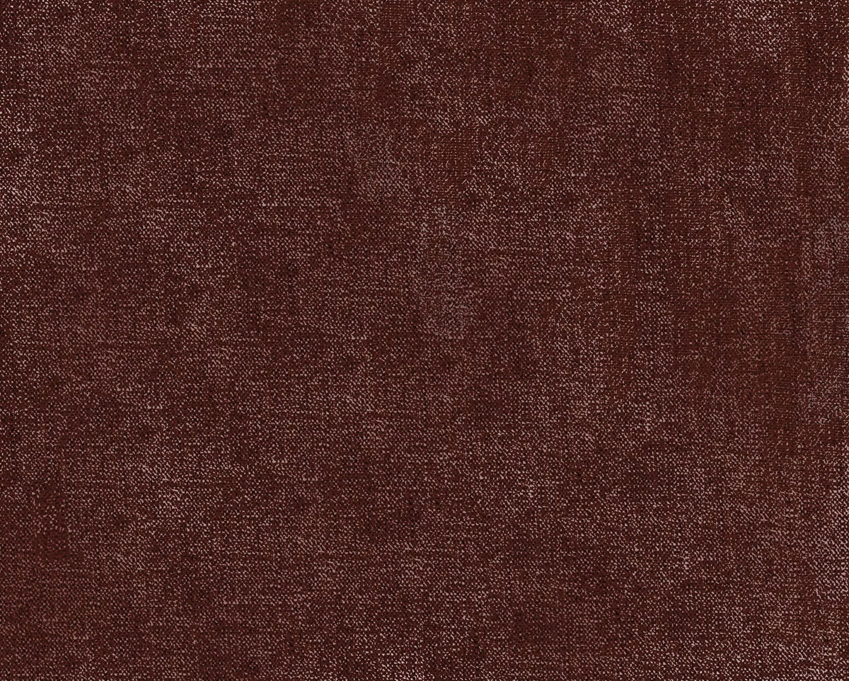 Deep russet-brown Sherborne fabric with fine crosshatched weave and softly flecked texture