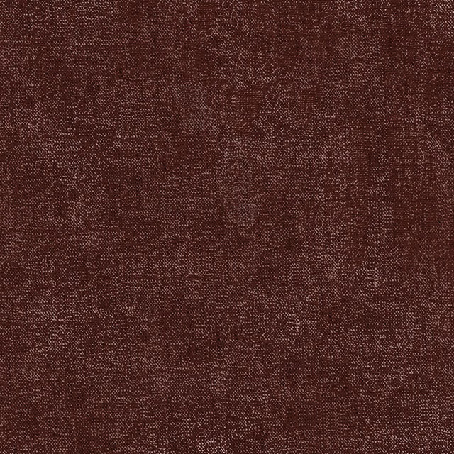 Deep russet-brown Sherborne fabric with fine crosshatched weave and softly flecked texture