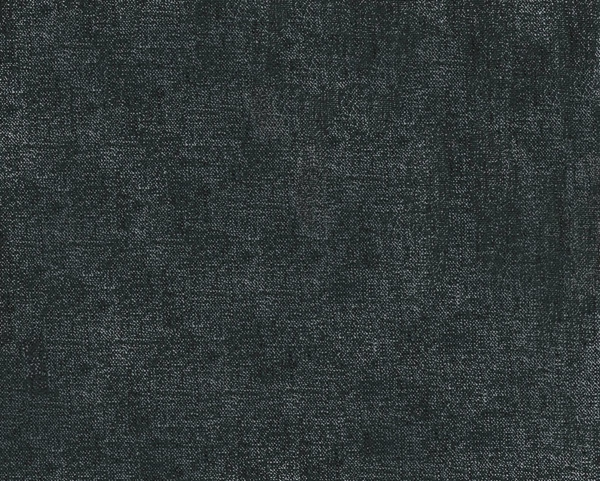 Deep charcoal-grey woven swatch with subtle green cast and fine peppered texture