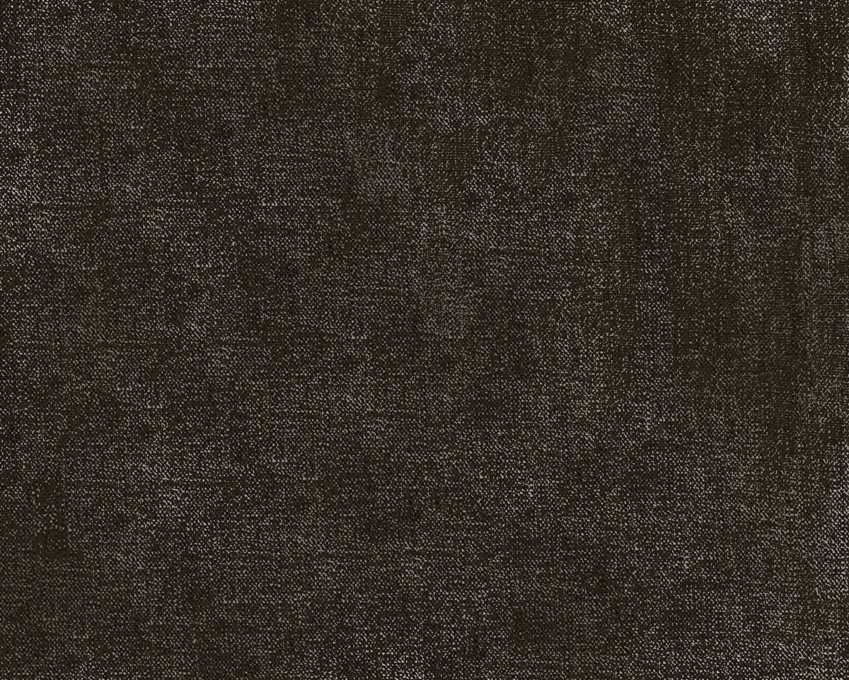 Close-up of deep umber-brown plain weave with fine flecked texture