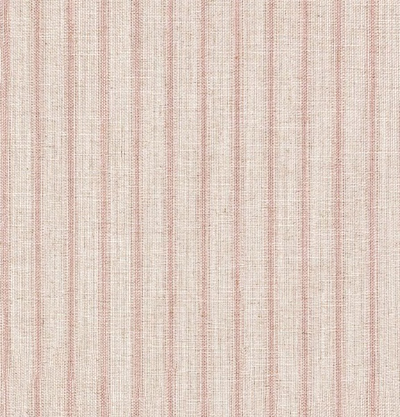 Pale cream woven stripe with delicate blush-pink vertical lines and tactile grain