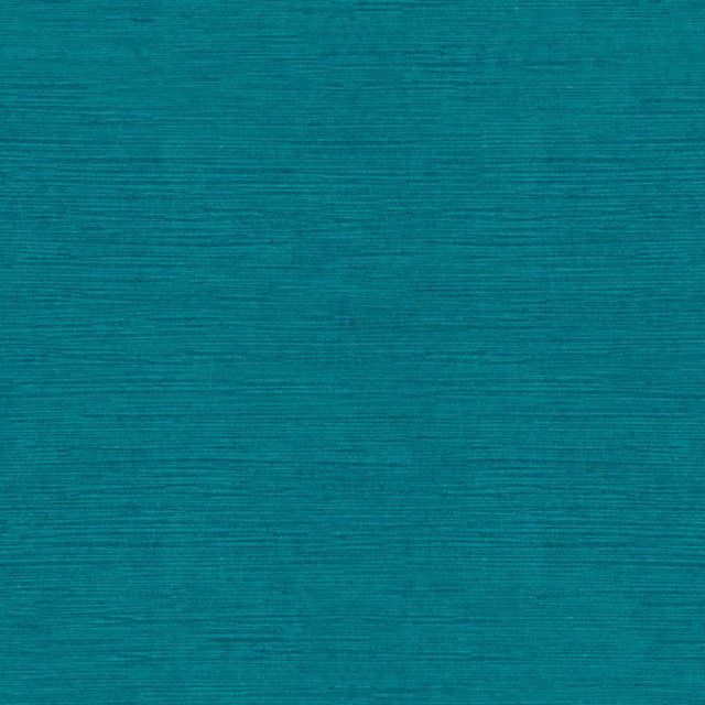 Saturated teal fabric with fine horizontal striations and subtle woven tonal depth