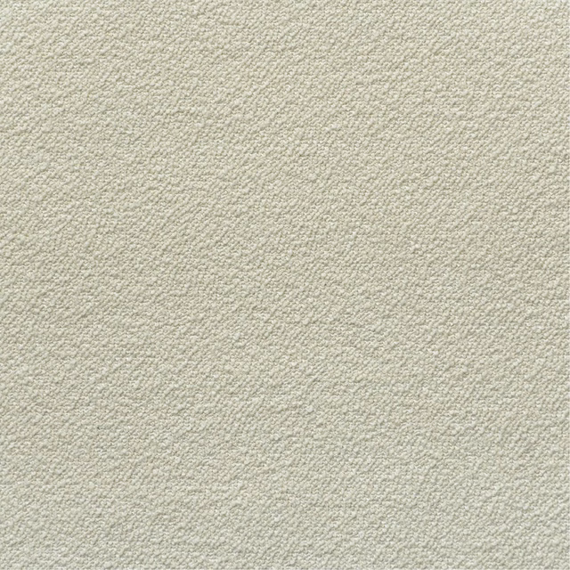 Pale ivory fabric with a fine irregular nubby weave and softly greyed tone