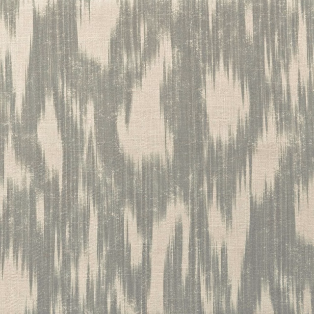 Soft storm-grey and ivory vertical brushstrokes over a fine woven ground