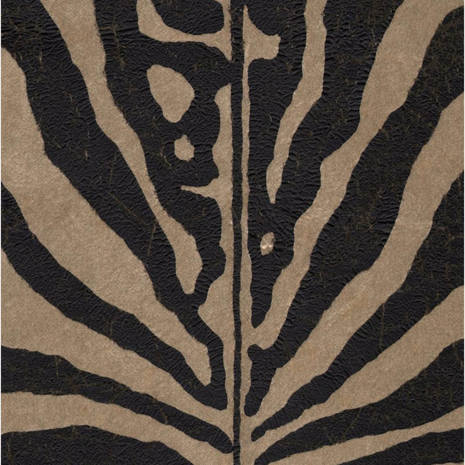 Black velvet with warm ivory branching leaf motif and crinkled tactile texture