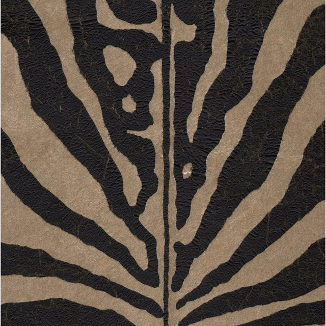 Black velvet with warm ivory branching leaf motif and crinkled tactile texture