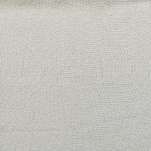 Pale chalk ivory fabric with a fine, softly irregular basket weave