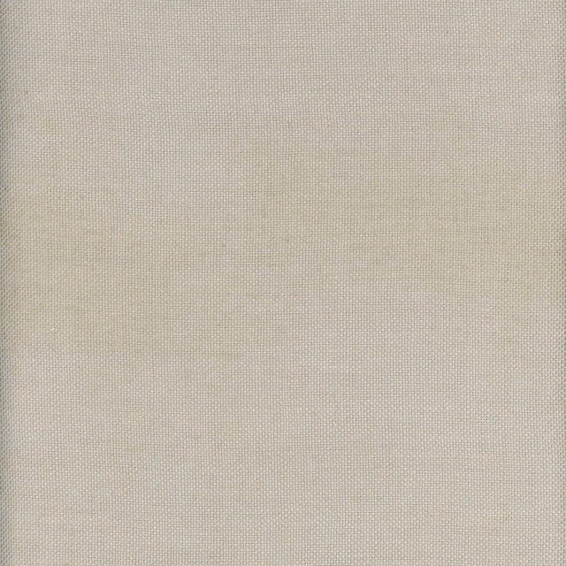 Pale greige linen weave with a fine, even crosshatch texture