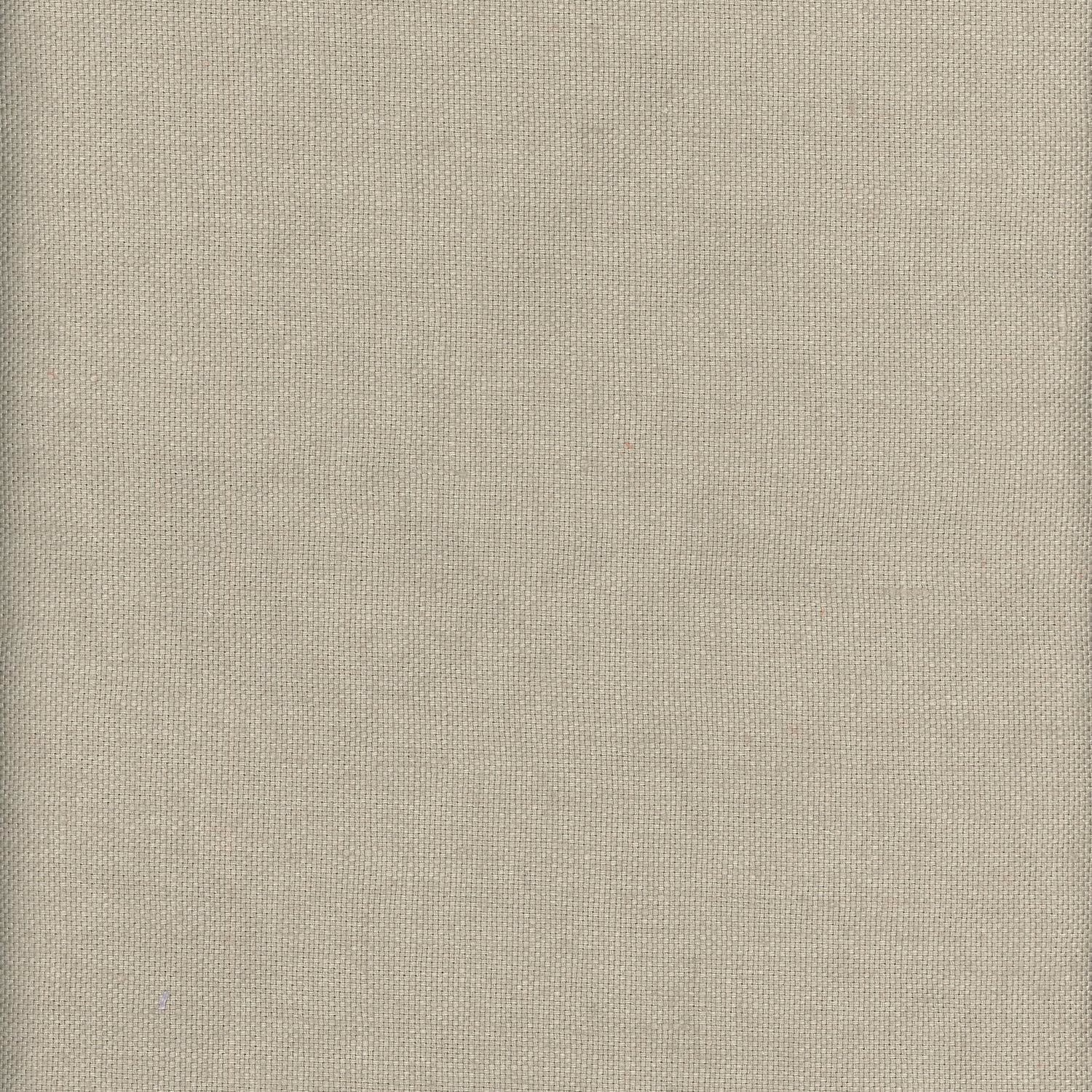Close-up of pale fossil greige fabric showing a fine, tightly woven plain texture