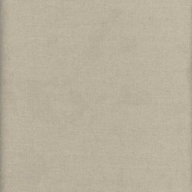Close-up of pale fossil greige fabric showing a fine, tightly woven plain texture