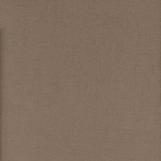Warm taupe plain weave with fine crosshatch texture in close-up