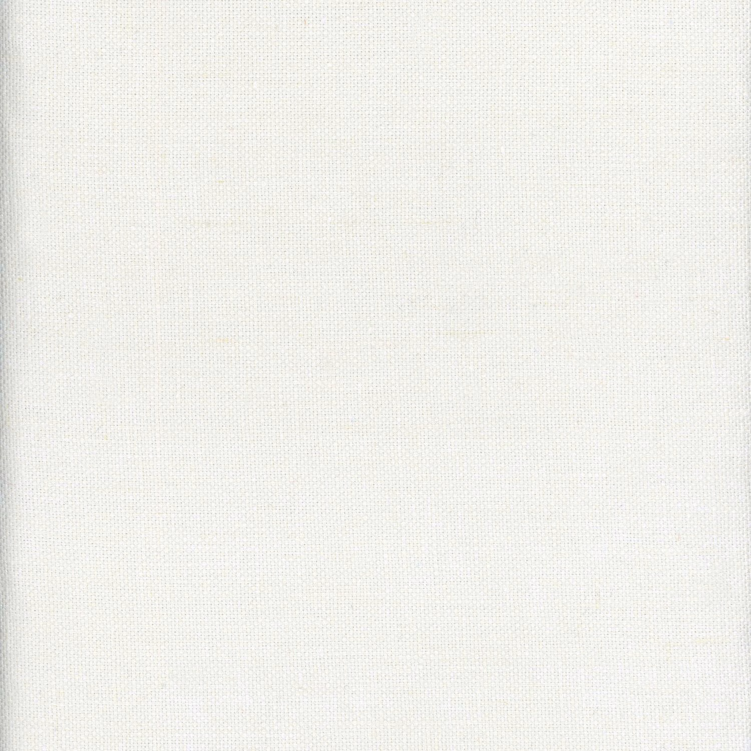 Soft salt-white plain weave fabric with a fine, even linen-like texture