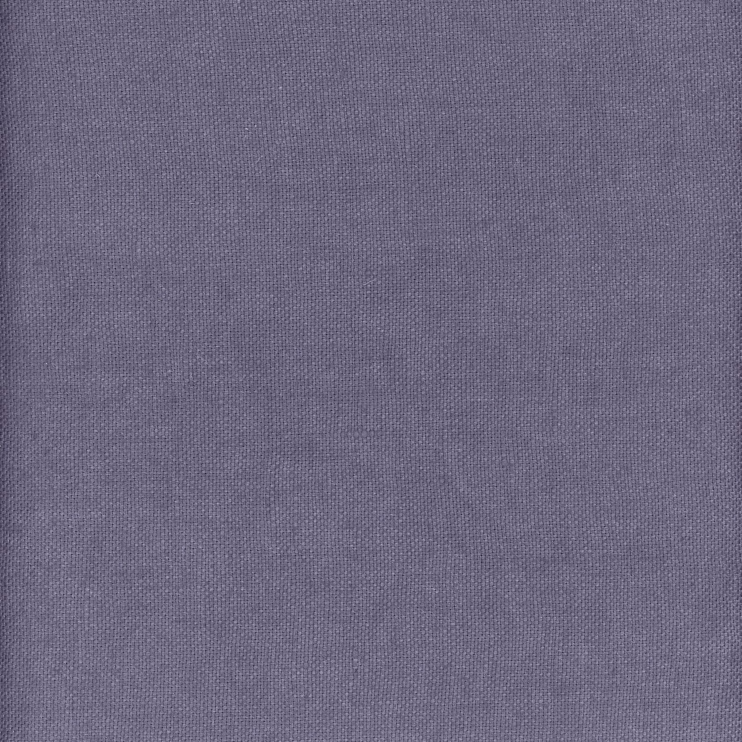 Cool lavender-grey plain weave with fine linen-like texture and subtle tonal variation