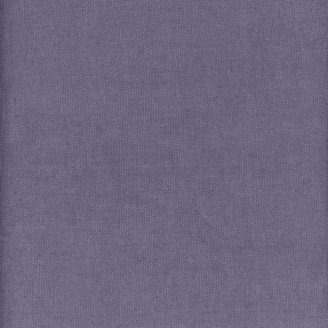 Cool lavender-grey plain weave with fine linen-like texture and subtle tonal variation