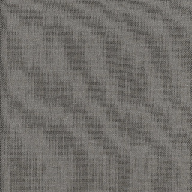 Close-up of muted warm-grey linen with a fine, regular plain weave