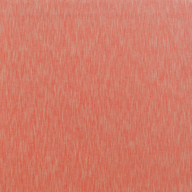 Warm terracotta woven swatch with fine pale vertical slubs and tonal variation