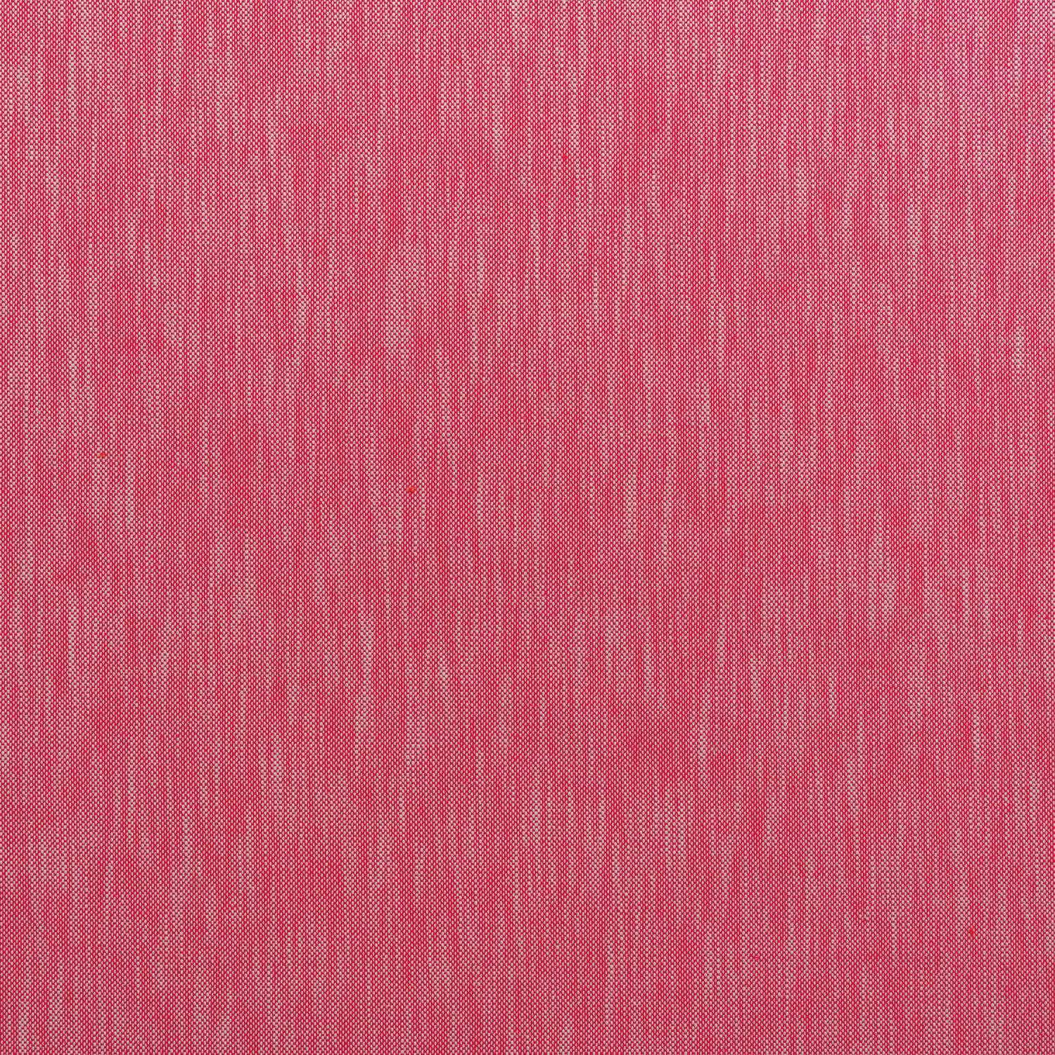 Saturated hot pink canvas weave with fine pale vertical slubs