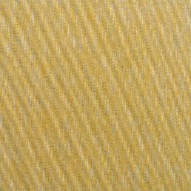 Warm mustard-yellow canvas weave with fine pale vertical slubs and tonal depth