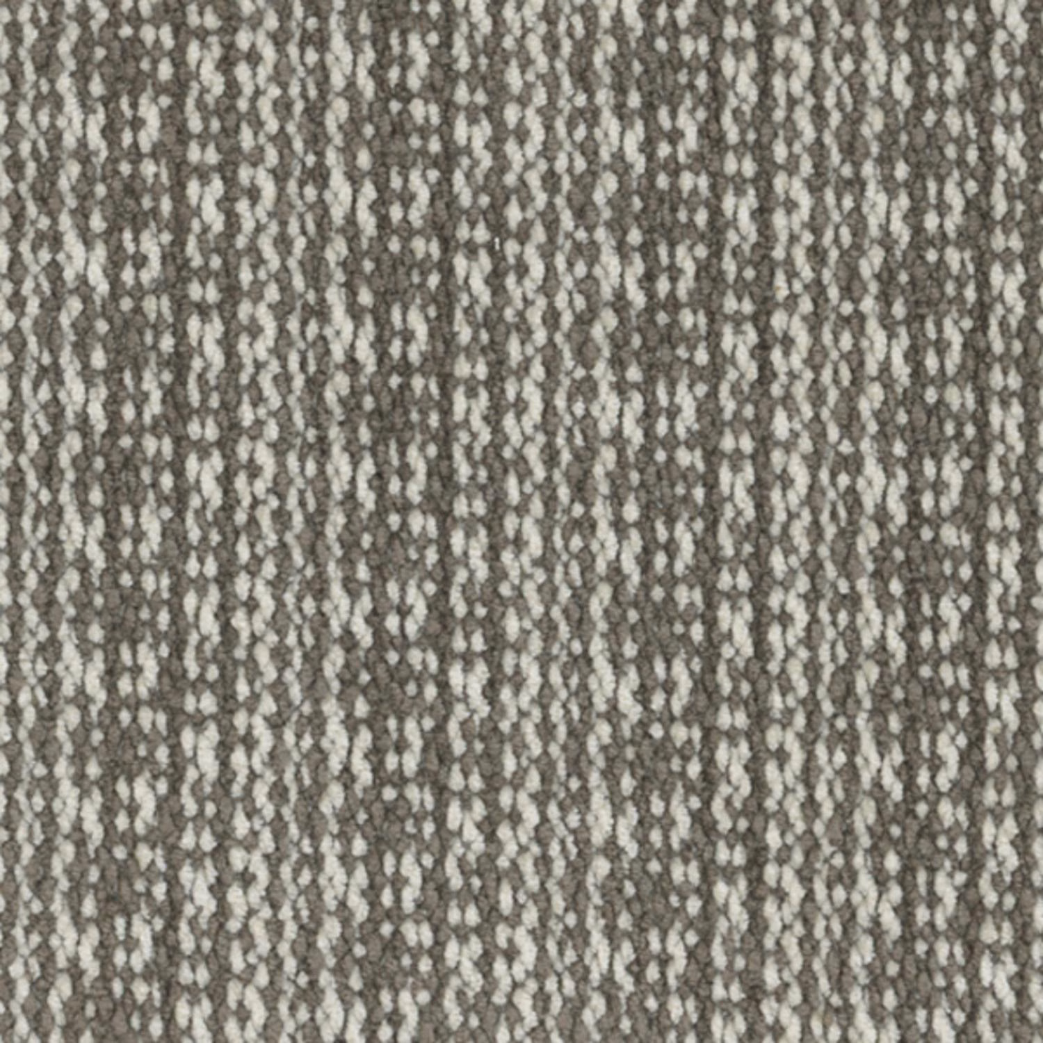 Charcoal grey textile with pale vertical flecks and a close, nubby weave