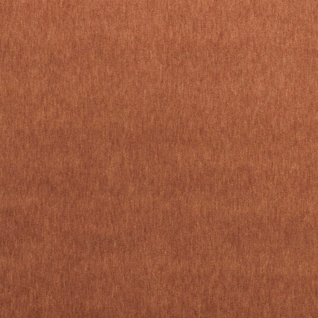 Warm cinnamon-russet velvet swatch with softly brushed, subtly mottled nap