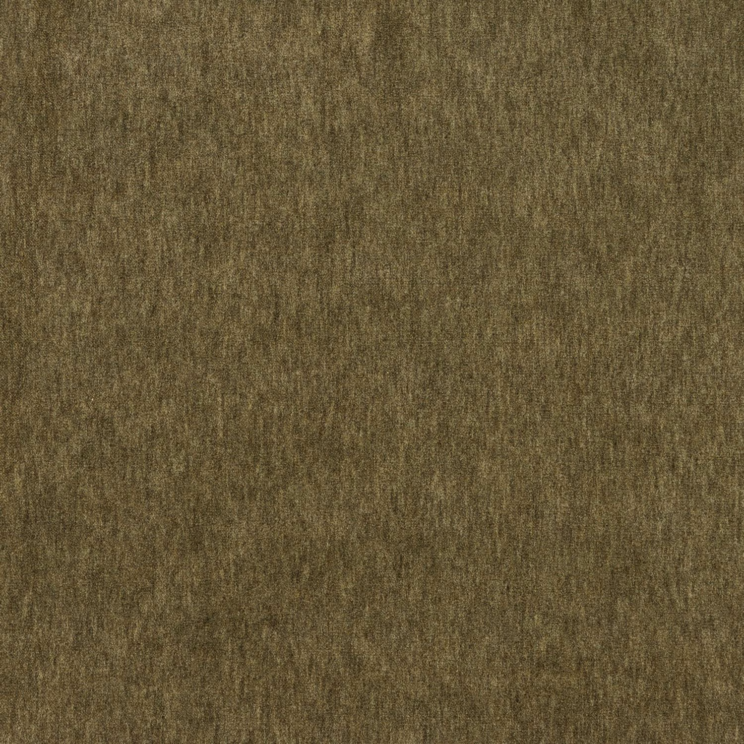 Muted olive velvet with fine vertical pile and softly mottled brown shading